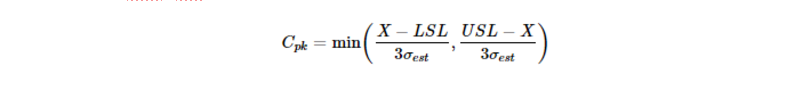 How to Calculate Cpk