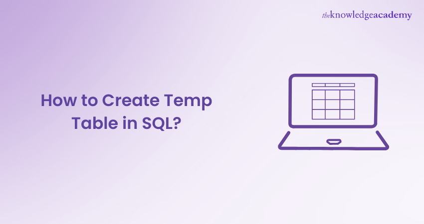 How to Create Temp Table in SQL