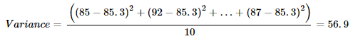 How to find Variance