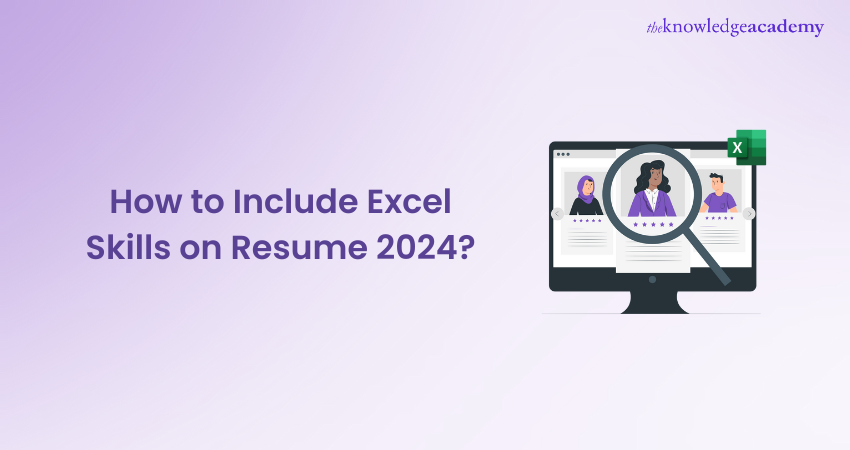 How to include Excel Skills on Resume