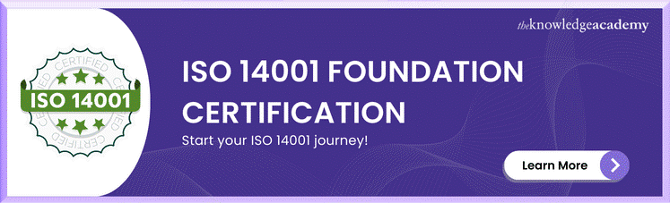 ISO 14001 Foundation Certification 