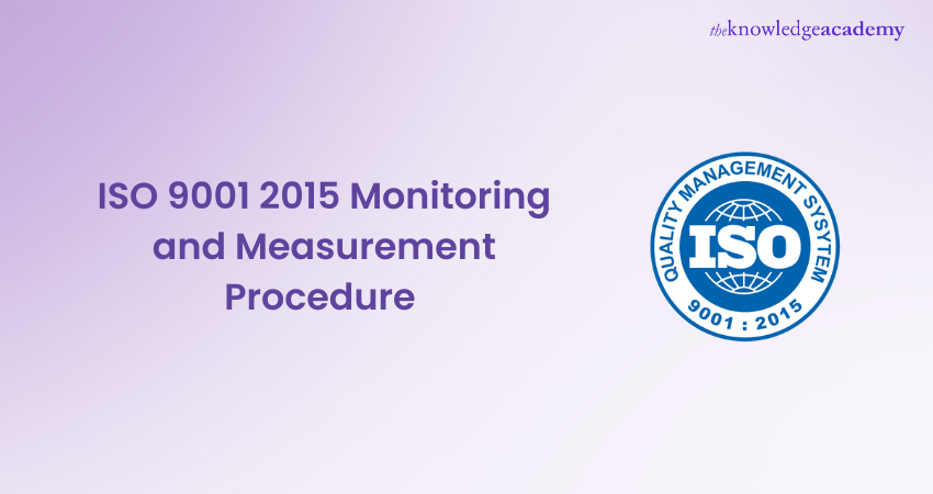 ISO 9001 2015 Monitoring and Measurement Procedure