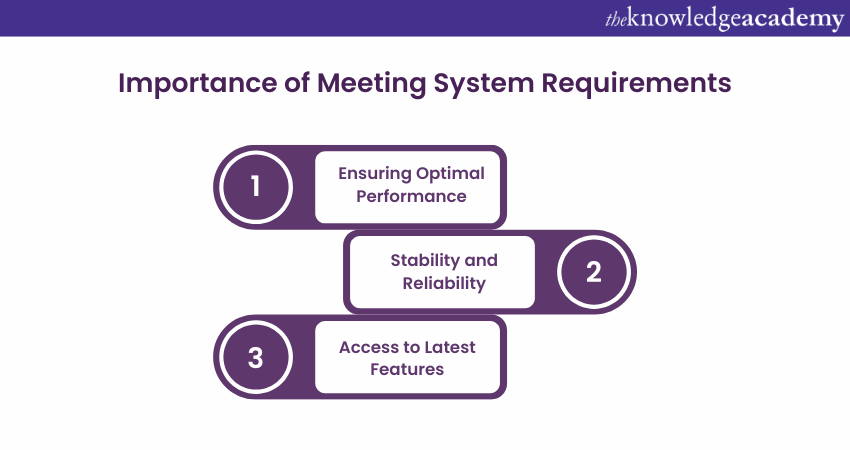 Importance of meeting System Requirements