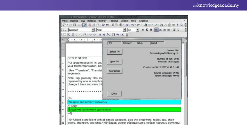 Anaphraseus LibreOffice Extension