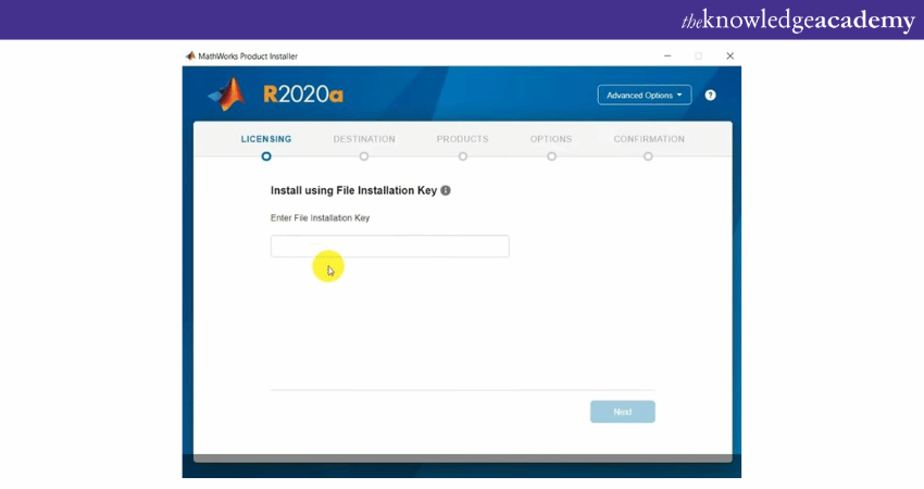 MATLAB Installation Key