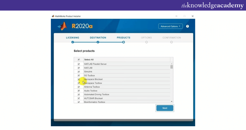 MATLAB Product Selection