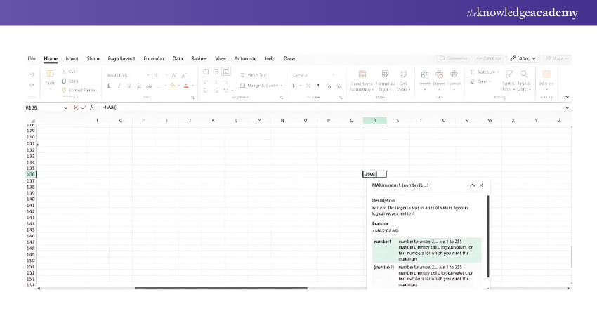 MAX & MIN Microsoft Excel Formula 