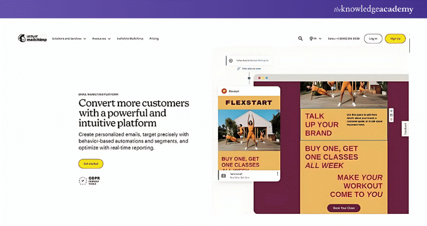 Mailchimp Landing Page