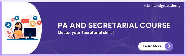 Master your Secretarial skills! 