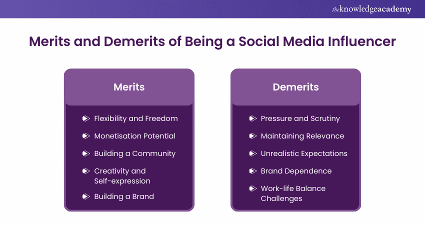 Merits and Demerits of Being a Social Media Influencer 