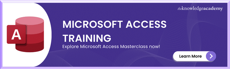 Microsoft access training