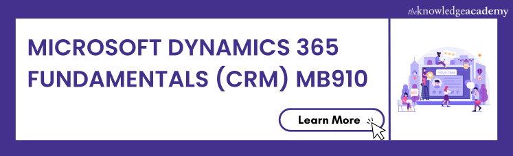 Microsoft Dynamics 365 Fundamentals (CRM) MB910