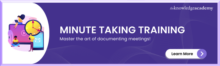 Minute Taking Training Course