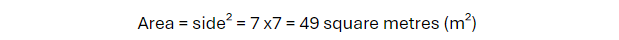 Multiplying the Sides to Find the Area