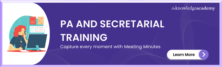 PA and Secretarial Training