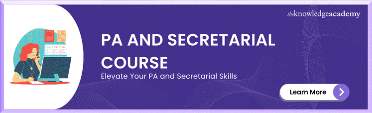 PA and Secretarial Training