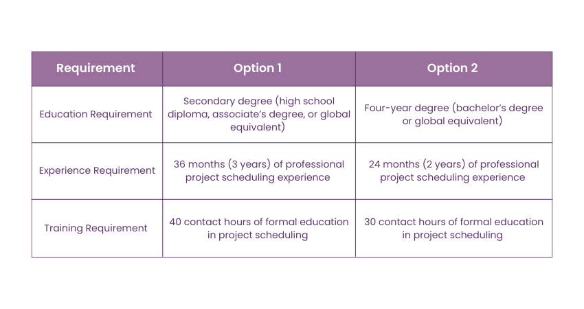 PMI-SP Requirement