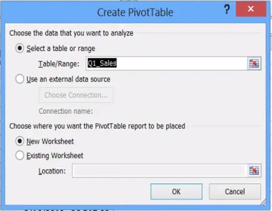 Pivot Tables