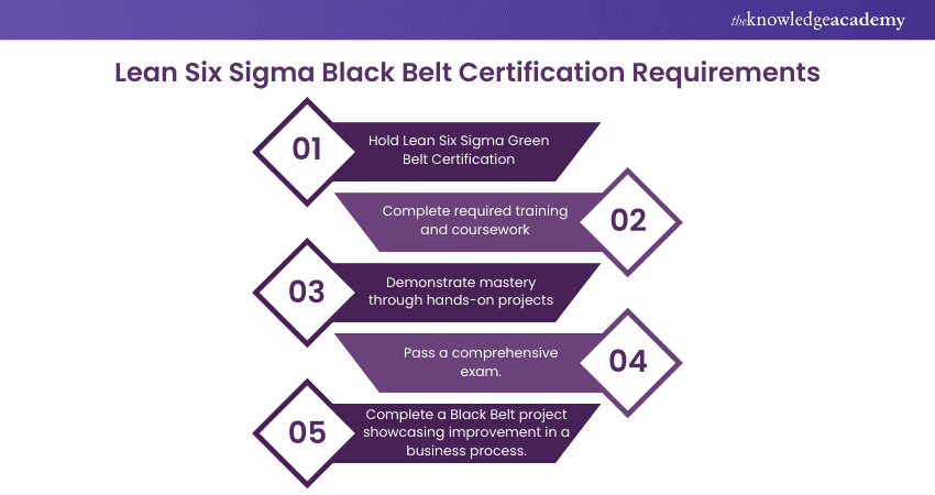 Requirements for Lean Six Sigma Black Belt Certification