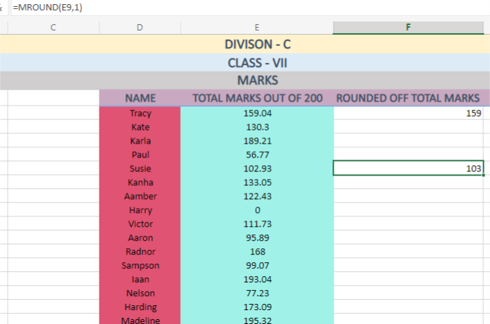 Rounding nearest 0.99