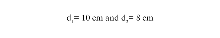 Rhombus Area Example with Diagonals