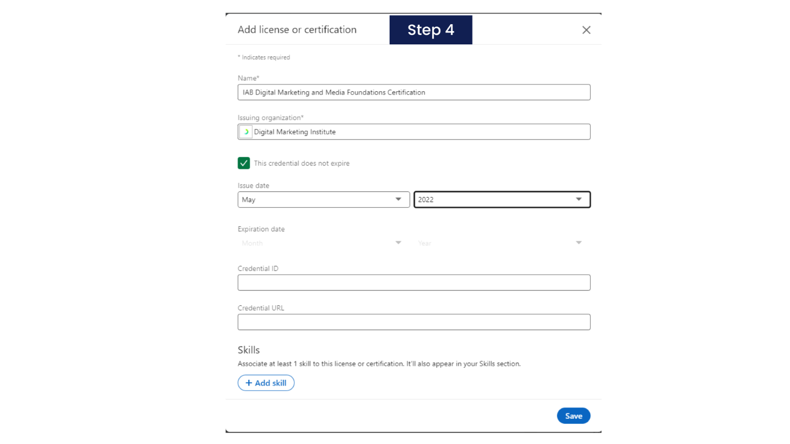 Add licenses and Certification