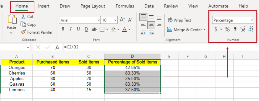 how-to-use-percentage-formula-in-excel-excel-percentage-formula