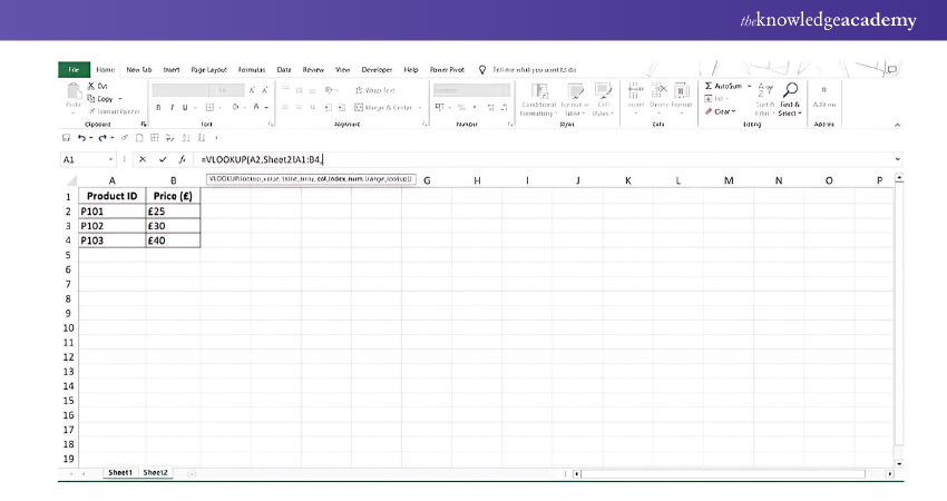 Select the source table