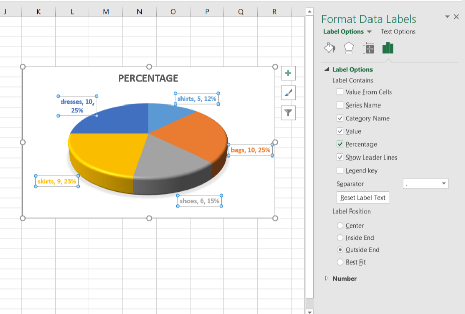 How to make a Pie Chart in Excel ? MS Excel Pie Chart