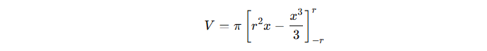 Solving the Integral