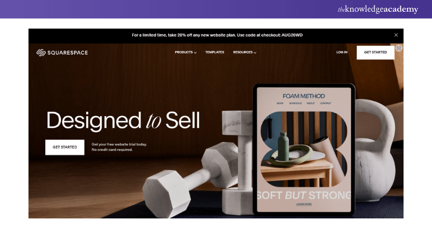 Squarespace UI