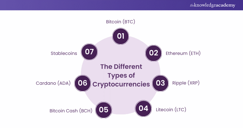 The Different Types of Cryptocurrencies