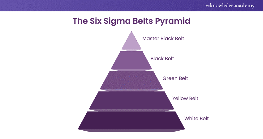 The Six Sigma Belts Pyramid