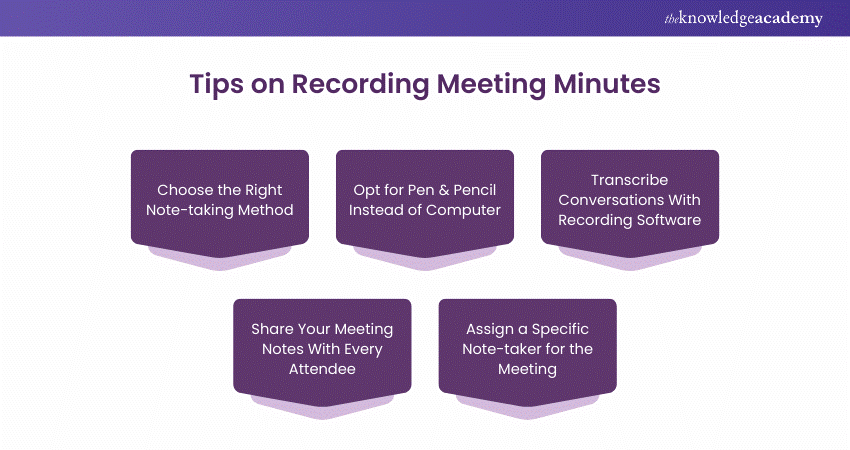 Tips to Efficiently Record Meeting Minutes