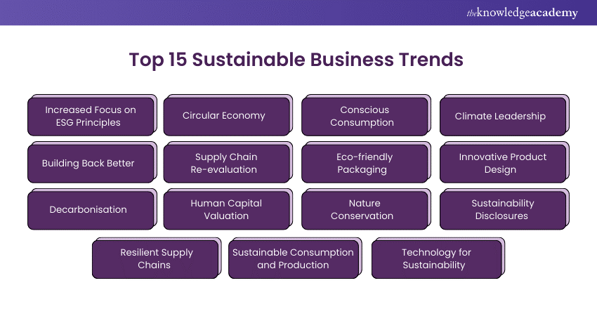 Top 15 Sustainable Business Trends