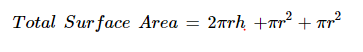 Total Surface Area (TSA) Formula