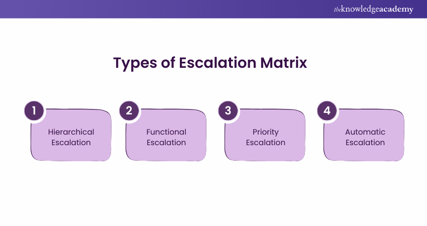 Types of Escalation Matrix