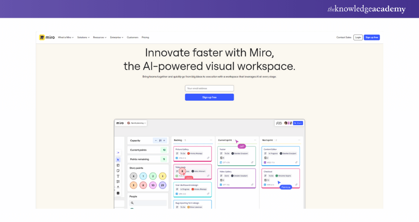 UI of Miro