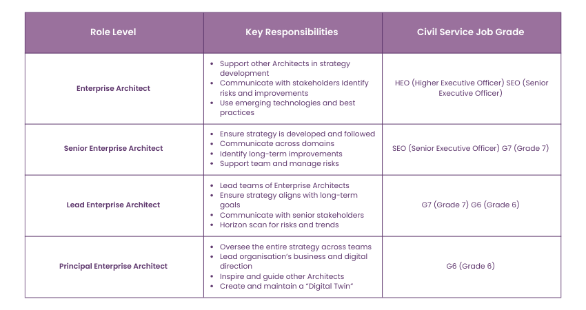 Understanding Enterprise Architect Role Levels