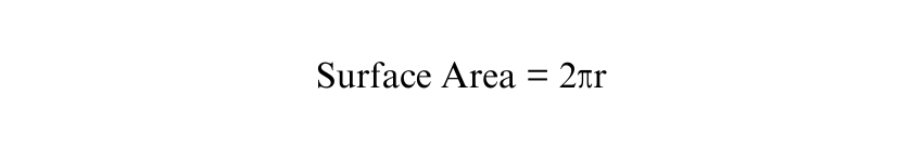 Surface Are Formula