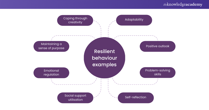 Various examples of Resilient behaviours