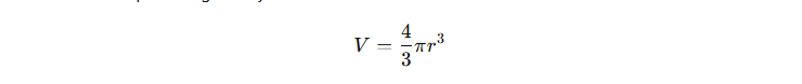 Volume of Sphere Formula with its Derivation