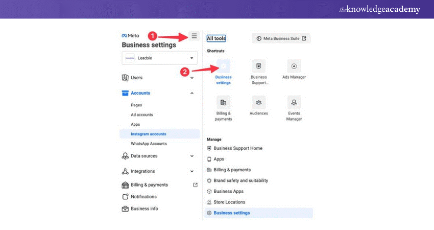 Way to connect IG and FB via Meta Business Suite