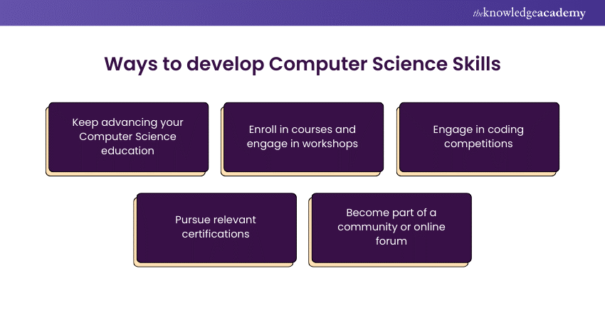 Ways to develop Computer Science Skills