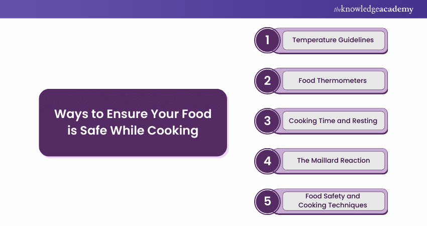 Ways to ensure your food is safe while cooking