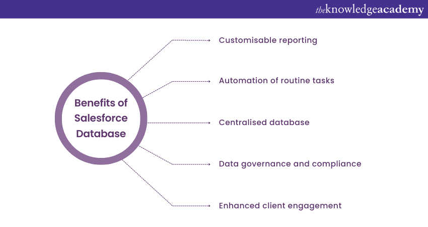 What are the benefits of Salesforce Database