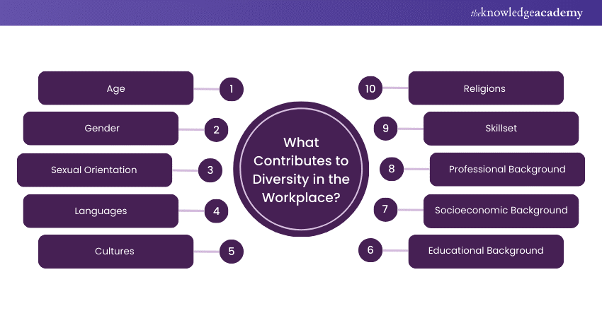 What contributes to diversity in the workplace