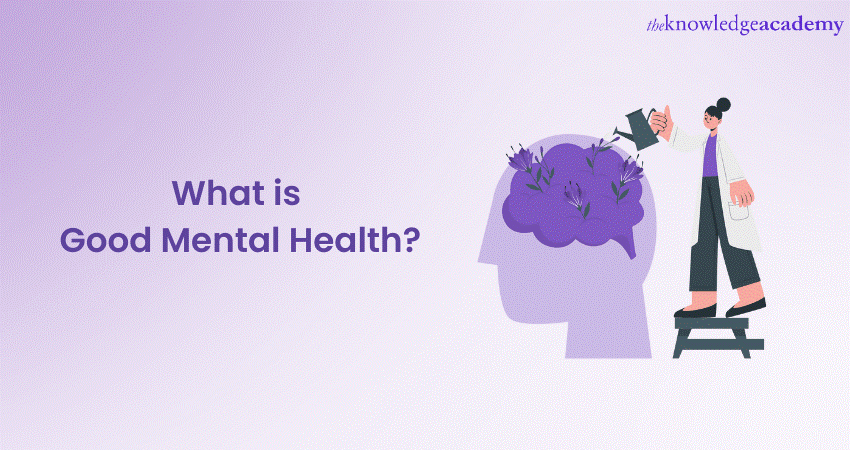 What is Good Mental Health?