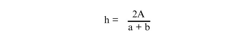 formula for h