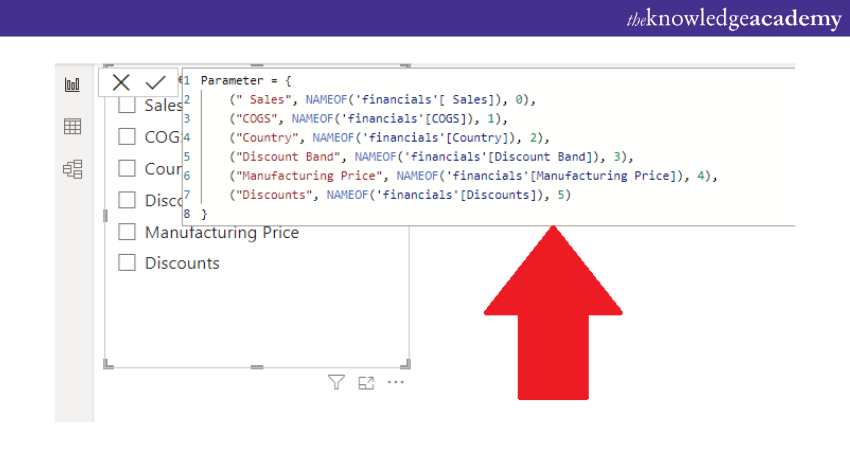 how to change the name adding slicer values